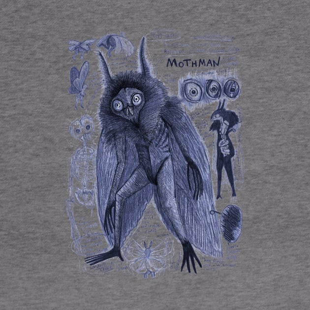 Egertron-Puck's Point Pleasant Mothman Anatomy by Ballyraven